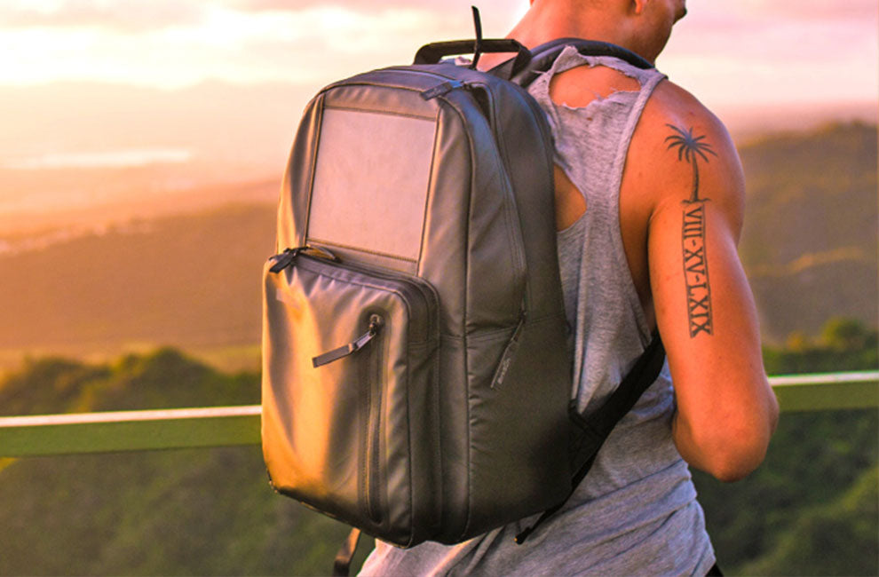 Birksun solar on sale backpack