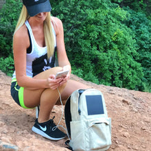 Load image into Gallery viewer, birksun, solar backpack, charging backpack

